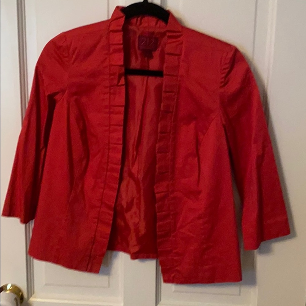 Coral 3/4 length blazer